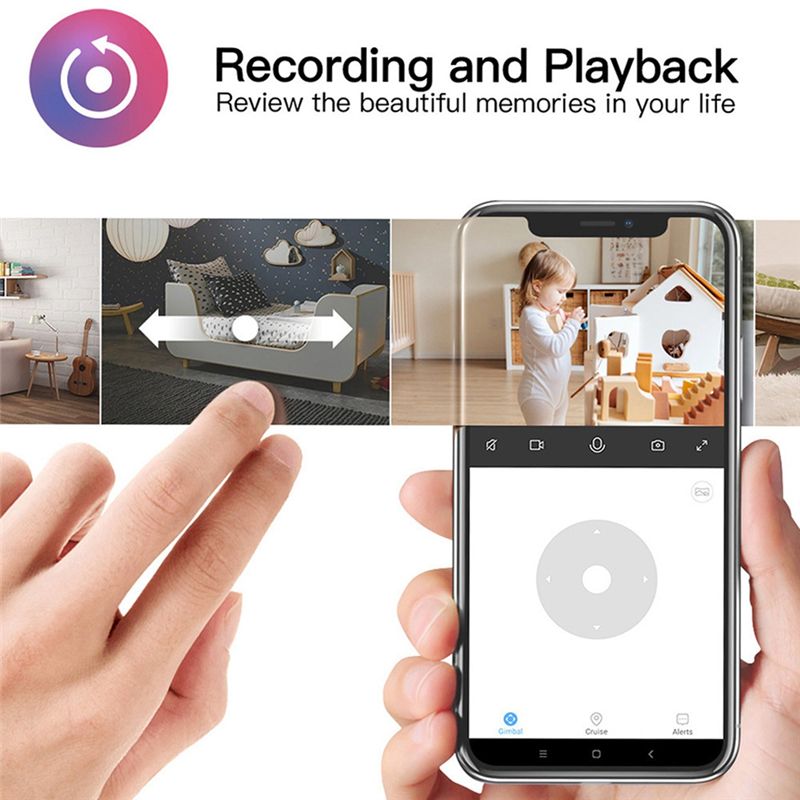 Wireless Baby Monitor - Умная Wi-Fi камера Tuya для помещений,