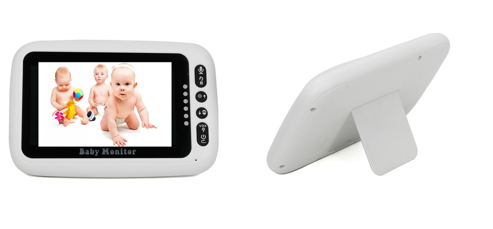 Wireless Baby Monitor - 4,3-дюймовый IPS-экран, беспроводной видеоняня, интерком, камера