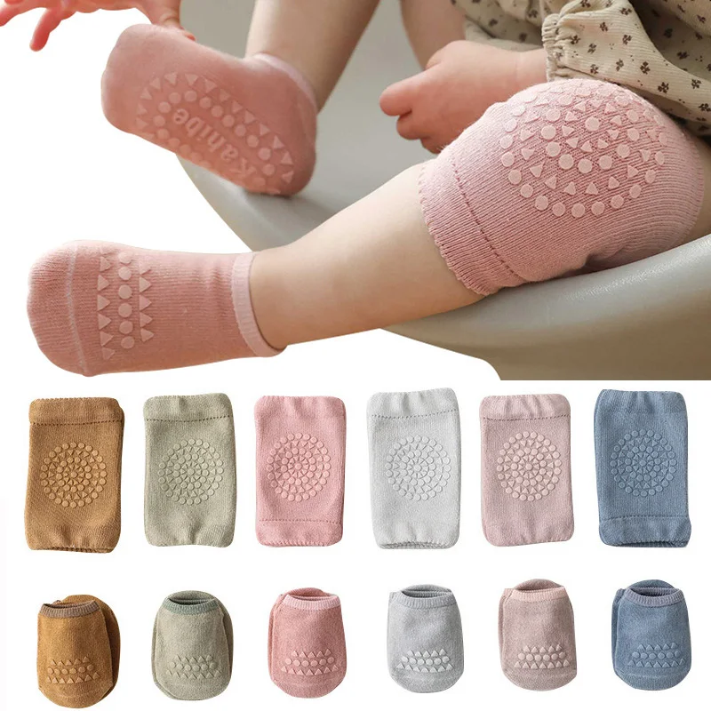 Baby Knee Pad Crawling - Детские наколенники, комплект носков для девочек