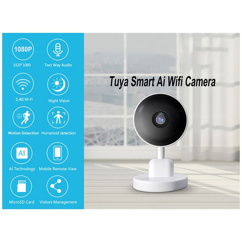 Умная Wi-Fi камера Tuya для по – обзор и цена Wireless Baby Monitor