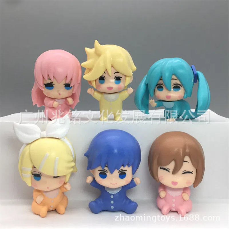 6 шт./компл., аниме Hatsune Mi – обзор и цена Baby Q Products